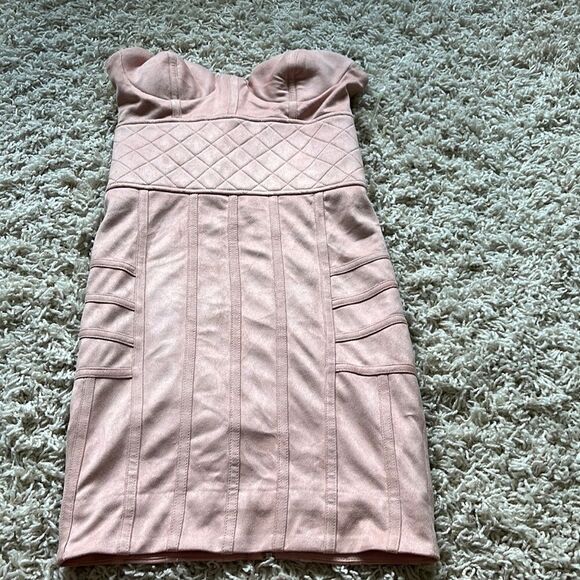 House of CB 'Leyla' Strapless Blush Corset Dress XS - Picture 1 of 14